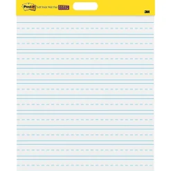 Post-it Super Sticky Wall Easel Pad, 20" x 23", Primary Lined, 20 Sheets/Pad, 2 Pads/Pack (566PRL)