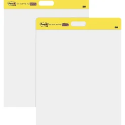 Post-it Super Sticky Wall Easel Pad, 20" x 23", 20 Sheets/Pad, 2 Pads/Pack (566)