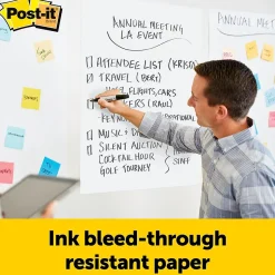 Post-it Super Sticky Wall Easel Pad, 20" x 23", 20 Sheets/Pad, 2 Pads/Pack (566)