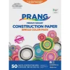 Prang 12" x 18" Construction Paper, Yellow, 50 Sheets/Pack (P8407-0001)