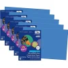 Prang® Construction Paper, Blue, 12" x 18", 50 Sheets Per Pack, 5 Packs (PAC7407-5)