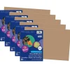 Prang® Construction Paper, Light Brown, 12" x 18", 50 Sheets Per Pack, 5 Packs (PAC6907-5)