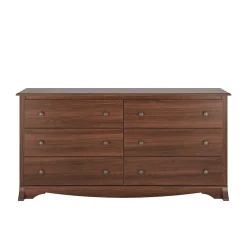 Prepac 29" Monterey 6 Drawer Dresser, Cherry (CDC-6330-K)