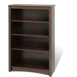 Prepac™ 4 Shelf Bookcase, Espresso