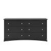 Prepac 29" Sonoma 6 Drawer Dresser, Black (BDC-6330-K)