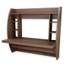 Prepac 42'' Wall Mounted Floating Desk with Storage, Espresso (EEHW-0200-1)