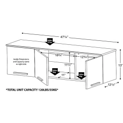 Prepac™ Coal Harbor Wall Mounted Hutch, 13
