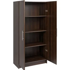 Prepac Elite 32" Storage Cabinet, Espresso (EES-3264)