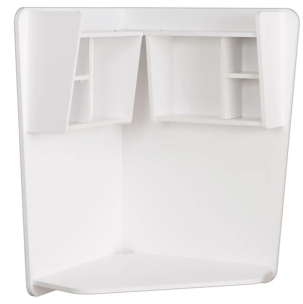 Prepac Floating Corner Desk, White ( WEHW-0202-1)