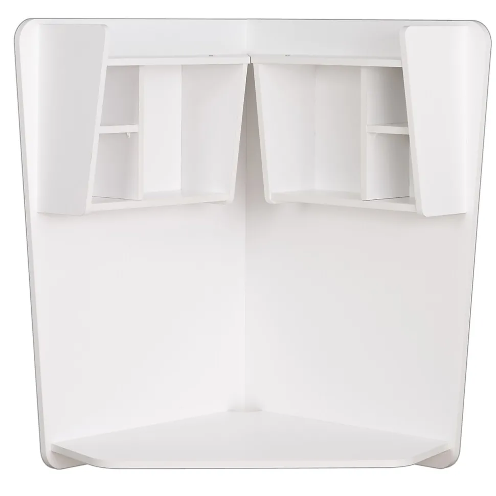 Prepac Floating Corner Desk, White ( WEHW-0202-1)