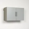 Prepac™ HangUps 36" Laminate Upper Storage Cabinet, Light Gray