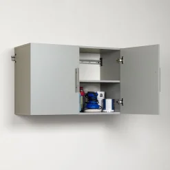 Prepac™ HangUps 36" Laminate Upper Storage Cabinet, Light Gray