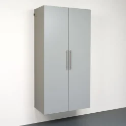 Prepac™ HangUps 36" Laminate Large Storage Cabinet, Light Gray (GSCW-0708-2K)