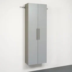 Prepac™ HangUps 24" Laminate Large Storage Cabinet, Light Gray
