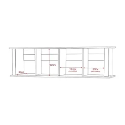 Prepac™ Wall Mounted Desk Hutch, 48