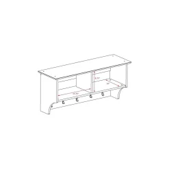 Prepac™ Wide Hanging Entryway Shelf, 36