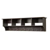 Prepac™ Wide Hanging Entryway Shelf, 60" x 11.5", Espresso
