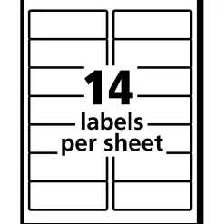 PRES-a-ply Laser/Inkjet Address Labels, 1-1/3