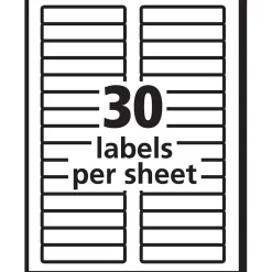 PRES-a-ply Laser/Inkjet File Folder Labels, 2/3