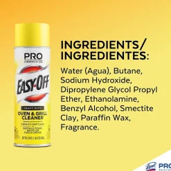 Professional Easy-Off Heavy-Duty Oven & Grill Cleaner, Lemon, 24 Oz. (6233885261X)