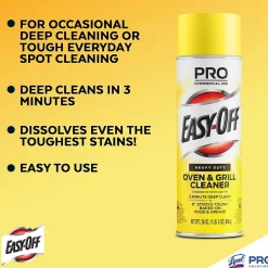 Professional Easy-Off Heavy-Duty Oven & Grill Cleaner, Lemon, 24 Oz. (6233885261X)