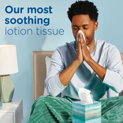 Puffs Plus Lotion Facial Tissue, 2-ply, 56 Tissues/Box, 24 Boxes/Carton (34899)