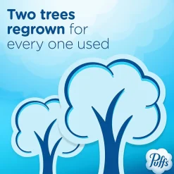 Puffs Ultra Soft Facial Tissue, 72 Tissues/Box, 8 Boxes/Pack (61971)