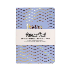 Pukka Pad Composition Notebooks, 4.6" x 6.8", College-Ruled, 20 Sheets, Assorted Colors, 3/Pack (9979(AST)-HZE)