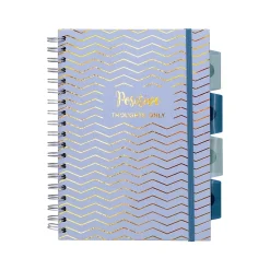 Pukka Pad Haze 5-Subject Notebooks, 7.4" x 9.84", Ruled, 100 Sheets, Assorted Colors, 3/Pack (9975(AST)-HZE)