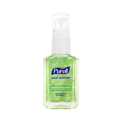 Purell 70% Alcohol Gel Hand Sanitizer, Energizing Mint Scent, 2 fl. oz., 24/Pack (3907-24-CMR)
