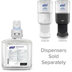 PURELL Advanced 70% Alcohol Gel Hand Sanitizer Refill for ES8 Dispenser, 1200 mL, 2/Carton (7763-02)