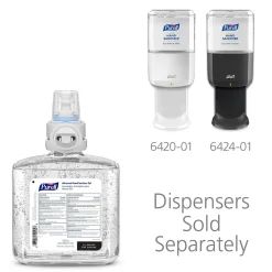 PURELL Advanced 70% Alcohol Gel Hand Sanitizer Refill for ES6 Dispenser, 1200 mL, 2/Carton (6463-02)