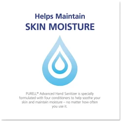 PURELL Advanced 70% Alcohol Foaming Hand Sanitizer, 535 mL, 4/Pack (5791-04)