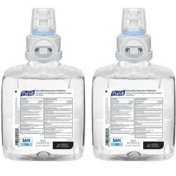 PURELL Advanced 70% Alcohol Foaming Hand Sanitizer Refill for CS8 Dispensers, 1200 mL, 2/Carton (7851-02)