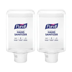 PURELL Advanced 70% Alcohol Foaming Hand Sanitizer Refill for ES10 Dispenser, 1200 mL., 2/Carton (8351-02)