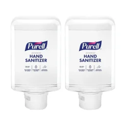 PURELL Advanced 70% Alcohol Foaming Hand Sanitizer Refill for ES10 Dispenser, Clean Scent, 1200 mL., 2/Carton (8353-02)