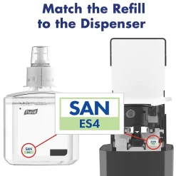 PURELL Advanced 70% Alcohol Foaming Hand Sanitizer Refill for ES4 Dispenser, 1200 mL, 2/Carton (5051-02)