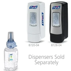 PURELL Advanced Gel Hand Sanitizer Refill for ADX 7 Dispenser, 700 mL., 4/Carton (8703-04)