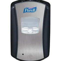 PURELL Advanced LTX-7 Automatic Wall Mounted Hand Sanitizer Dispenser, Black/Chrome (1328-04)