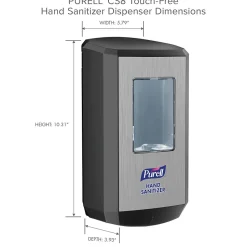 PURELL CS8 Automatic Wall Mounted Hand Sanitizer Dispenser Graphite (7824-01)