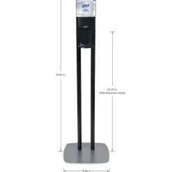 PURELL ES8 Automatic Floor Stand Hand Sanitizer Dispenser, Graphite/Black (7218-DS)