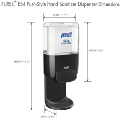 PURELL ES4 Wall Mounted Hand Sanitizer Dispenser, Graphite (5024-01)