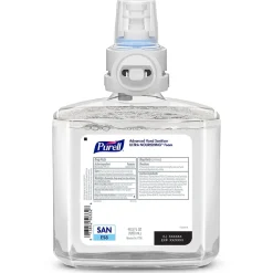 PURELL Healthcare Advanced ULTRA NOURISHING Foaming Hand Sanitizer Refill for ES8 Dispenser, 1200 mL., 2/Carton (7756-02)