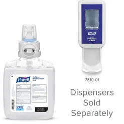 PURELL Healthcare Antibacterial Liquid Hand Soap Refill for CS8 Dispenser, 1200 ml, 2/Carton (7869-02)