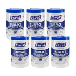 PURELL Healthcare Disinfecting Wipes, 110 Wipes/Container, 6/Carton (9340-06)