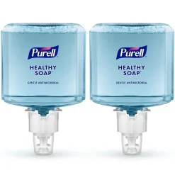 PURELL HEALTHY SOAP Antibacterial Liquid Hand Soap Refill for ES6 Dispenser, Light Scent, 1200 ml, 2/Carton (6480-02)