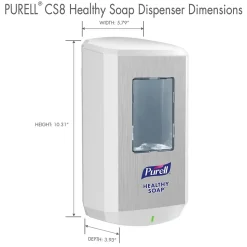 PURELL HEALTHY SOAP CS8 Automatic Wall Mounted Hand Soap Dispenser, White (7830-01)