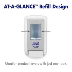PURELL HEALTHY SOAP CS4 Wall Mounted Hand Soap Dispenser, White (5130-01)