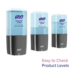 PURELL HEALTHY SOAP ES10 Automatic Wall Mounted Hand Soap Dispenser, Graphite (8334-E1)