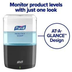 PURELL HEALTHY SOAP ES8 Automatic Wall Mounted Hand Soap Dispenser, Black (7734-01)